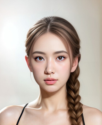 魚骨辮馬尾