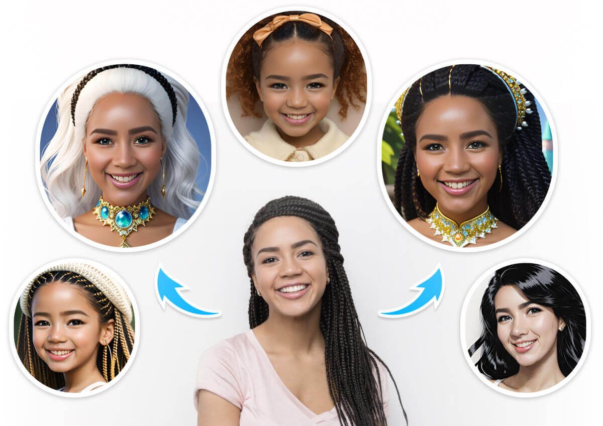 Trasformare Foto in Cartoon Online Gratis: Diventa una Cartoon Girl