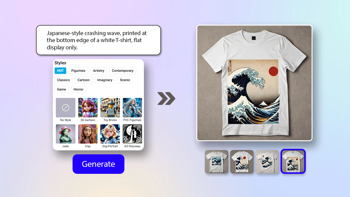 T-shirt Design Maker AI T Shirt Generator App Windy AI Art Photo