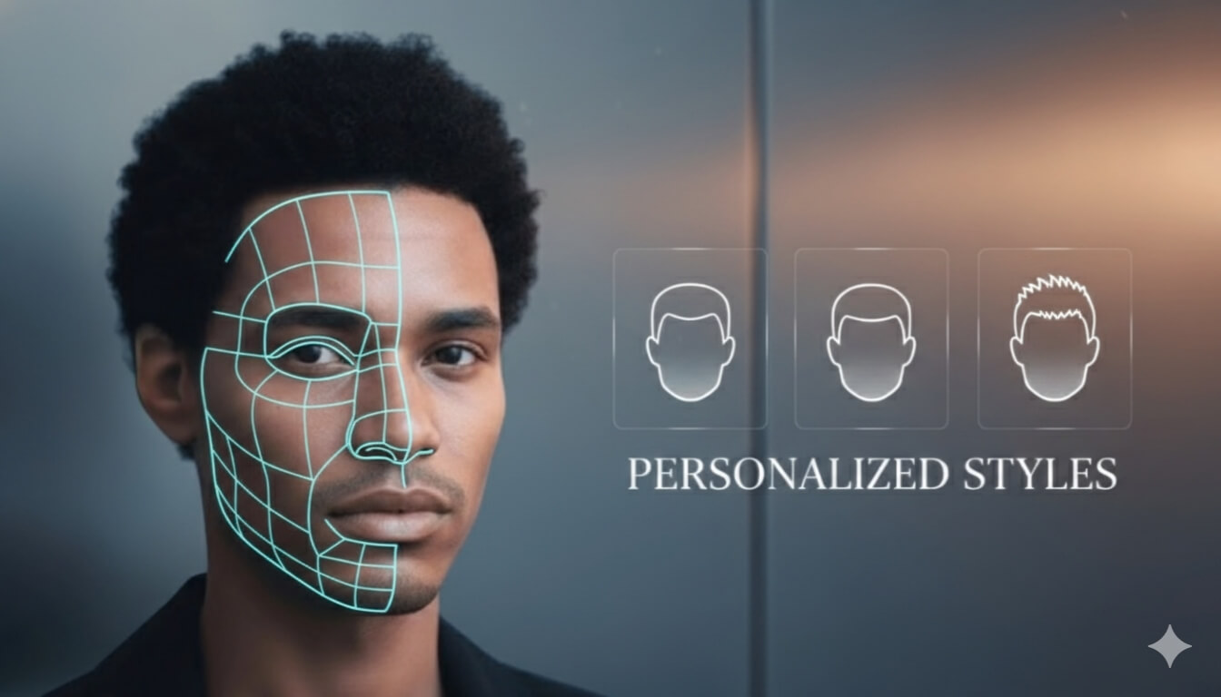 Smart Bald Style Guidance via Face Shape Detector