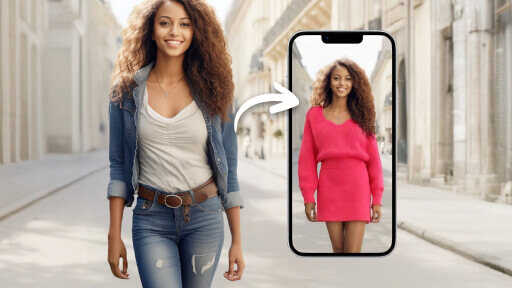 适用于企业的AI 虚拟试穿解决方案