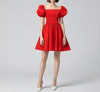 Babydoll Rosso