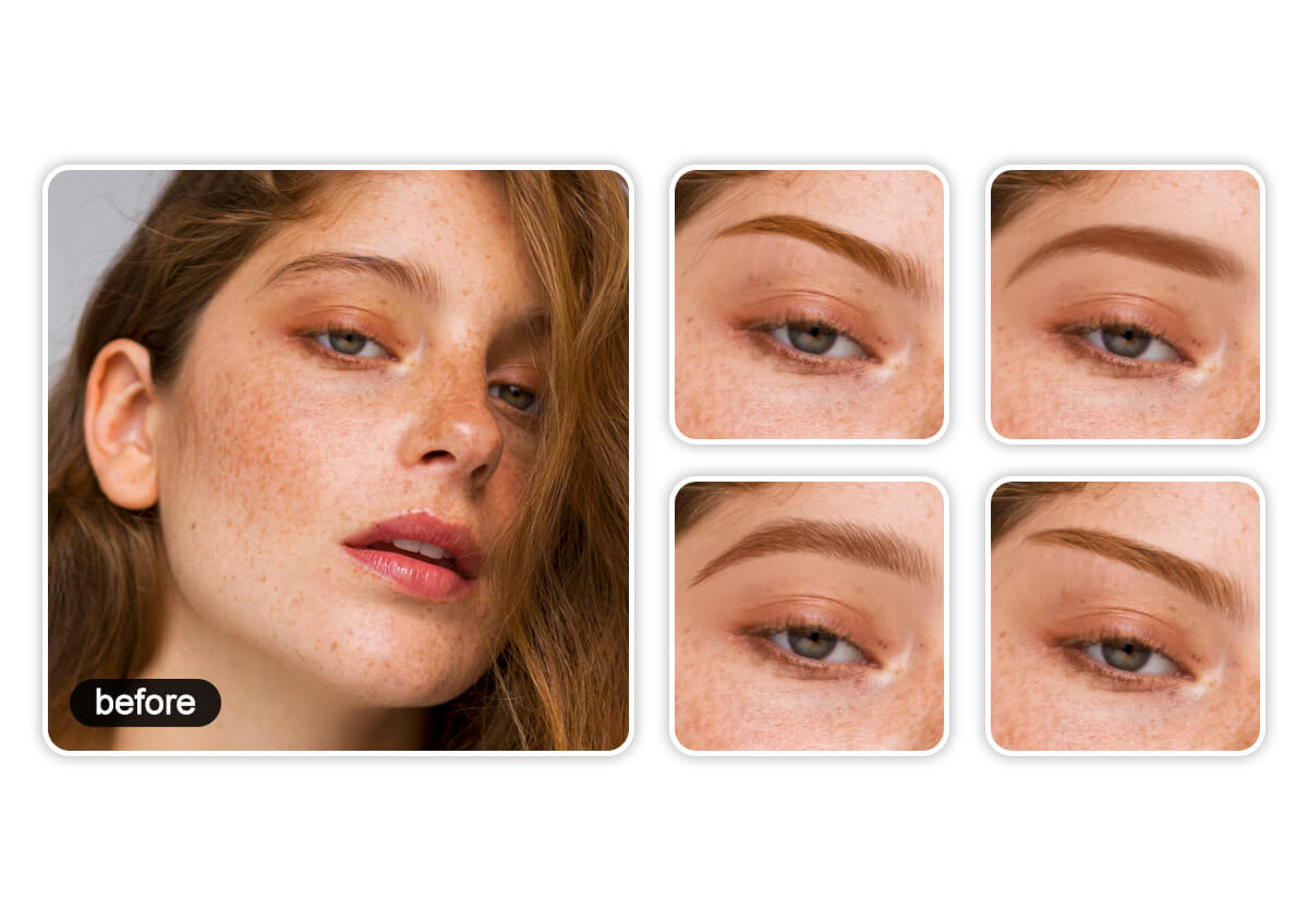 Eyebrow Filter: Eyebrow Shape Color Try-On Online