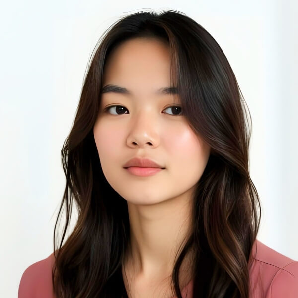 Long Layers for Round Face