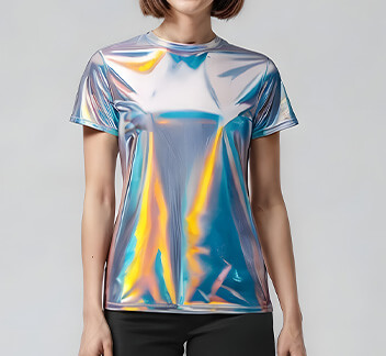 Camicia Metallizzata Lucida