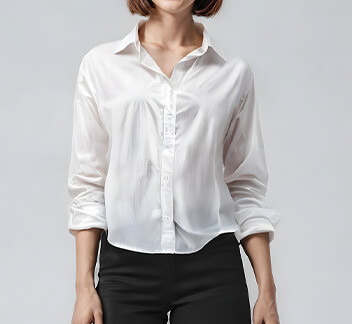 Camicia Bianca Abbottonata