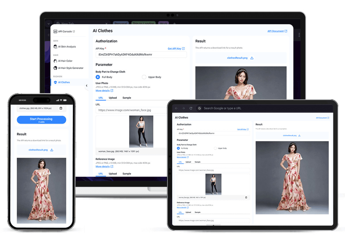 AI Clothes Changer API for Seamless Integration