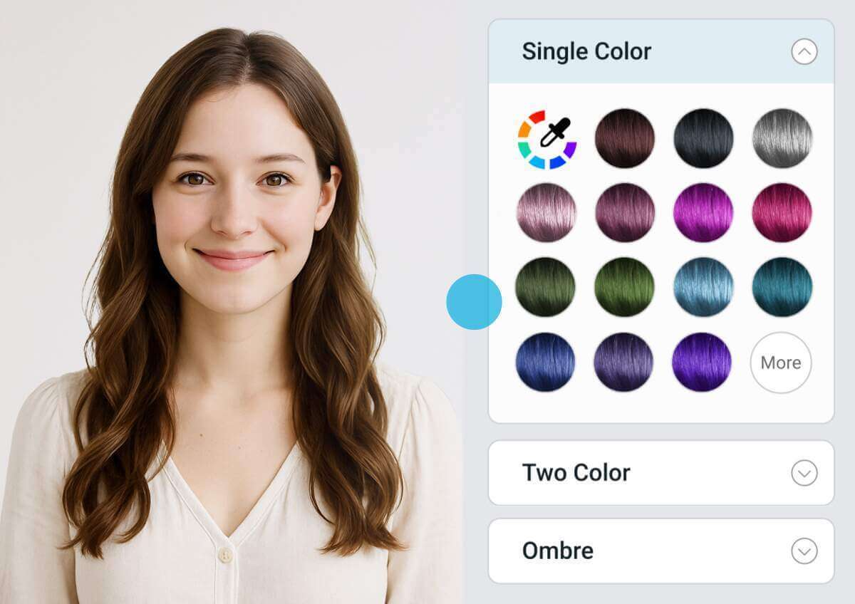 Diverse Hair Shade Exploration