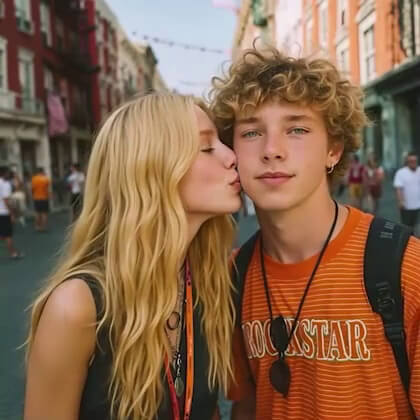 Beijo na Bochecha