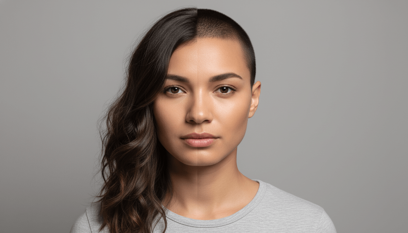 Realistic Hair Texture and Color Simulation