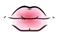 Bow-Shaped Lips