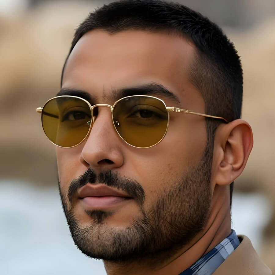 Gold Frame Sunglasses