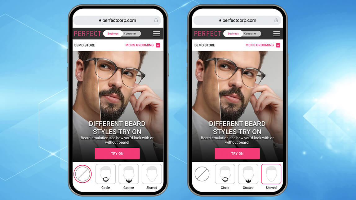 Personalized Try-On Experience for No-Beard Style