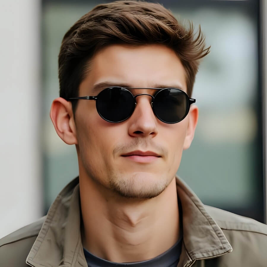 Round Frame Sunglasses