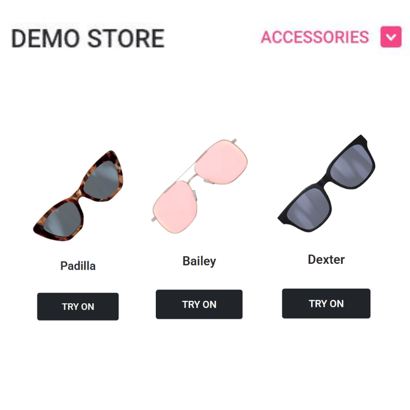 Pick Your Sunglasses from Demo Store