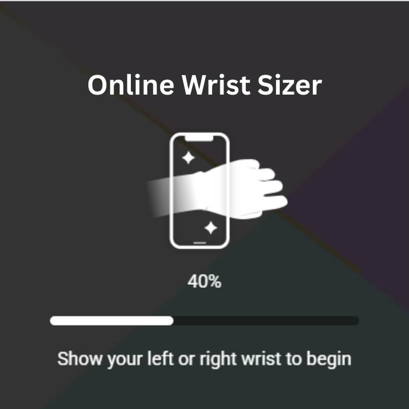 Step 1:Visit Online Wrist Sizer