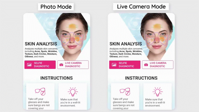 AI Skin Analysis (15 Skin Concerns)