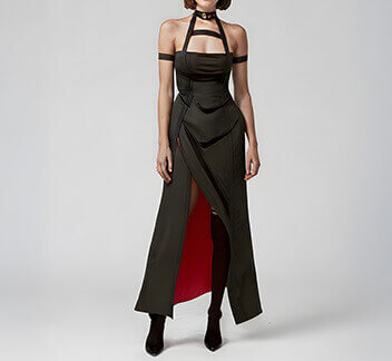 Vestido Preto Ousado
