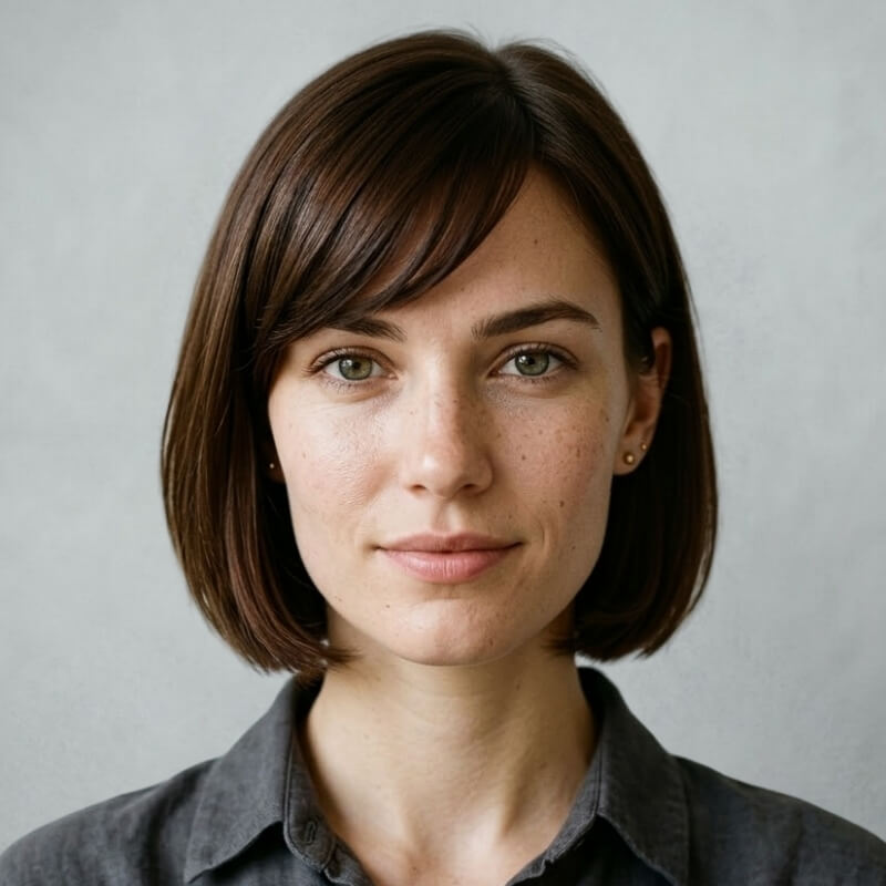 Rectangle Face with Bobs