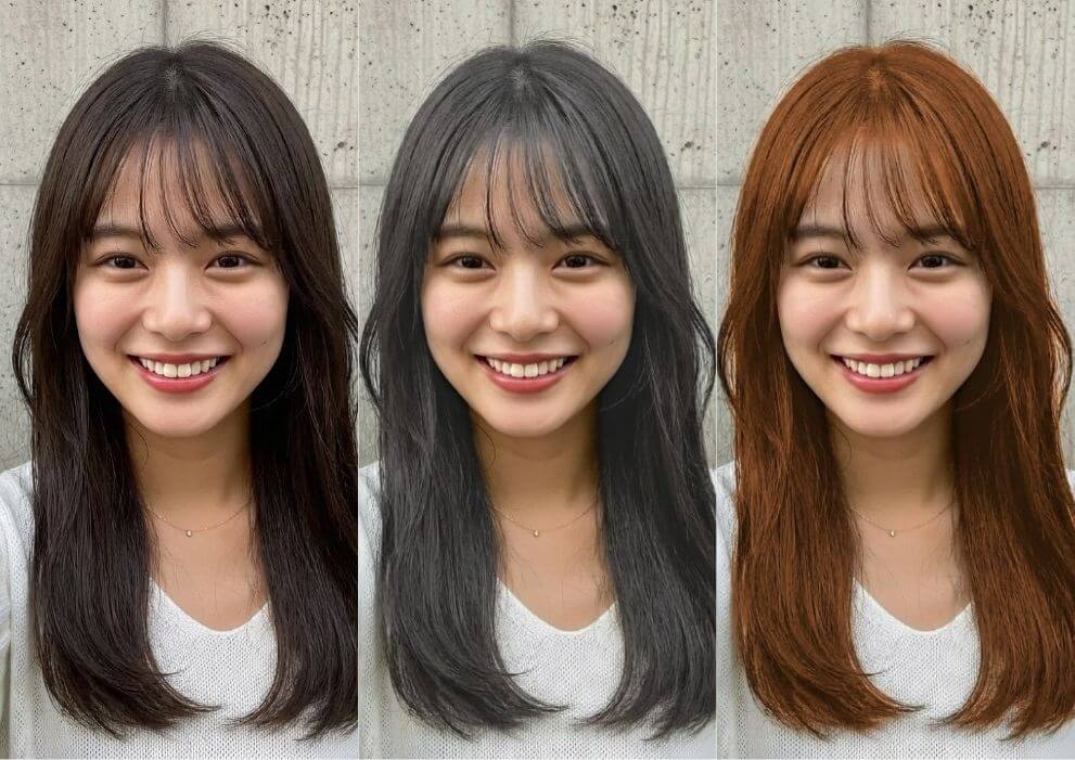 髪色シミュレーション