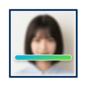 AI が髪を検出