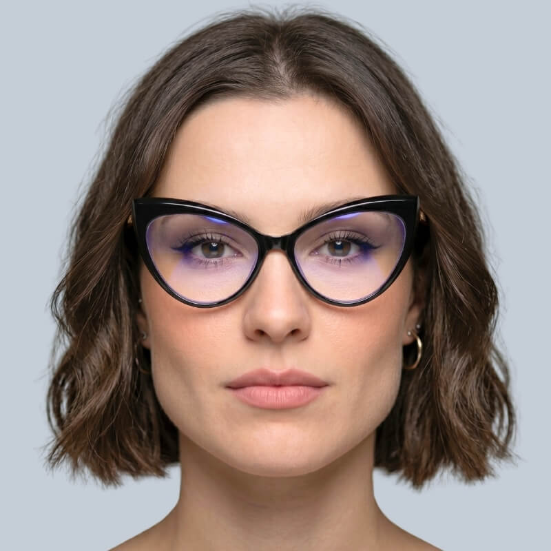 Cat-Eye or Oversized Round Frames