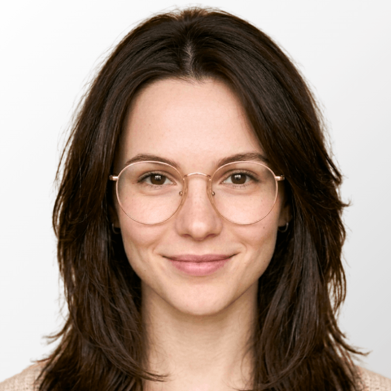 Round Frame for Heart Face