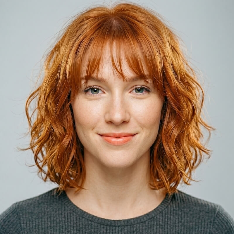 Hairstyle for Oblong Face
