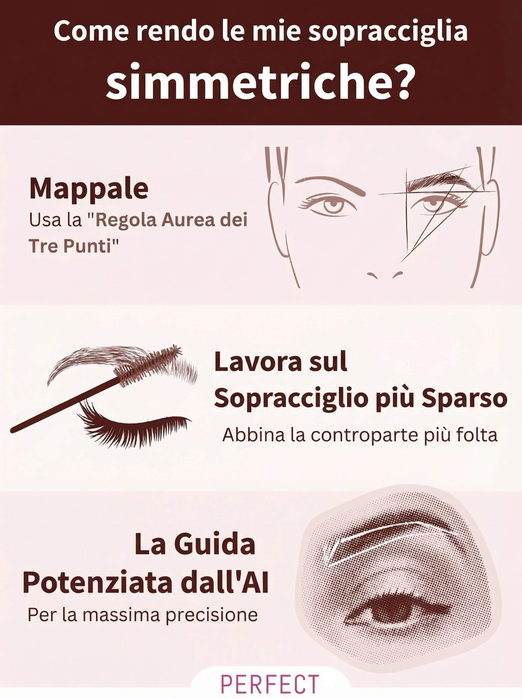 Tips for eyebrows symmetrical