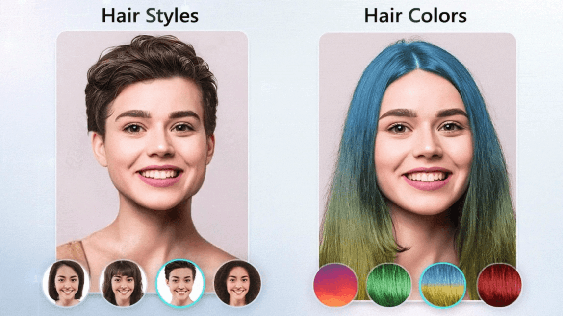New Hair Color Virtual Try-On