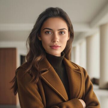Cappotto di Lana Marrone