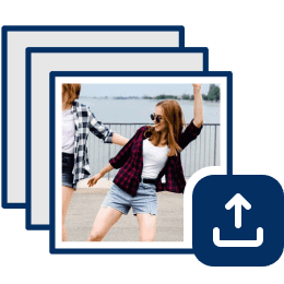 写真をアップロード