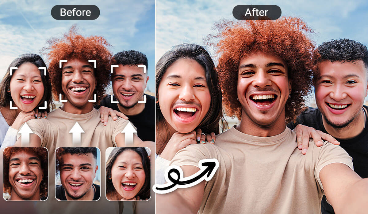 AI 照片變臉App：交換兩張照片的人臉